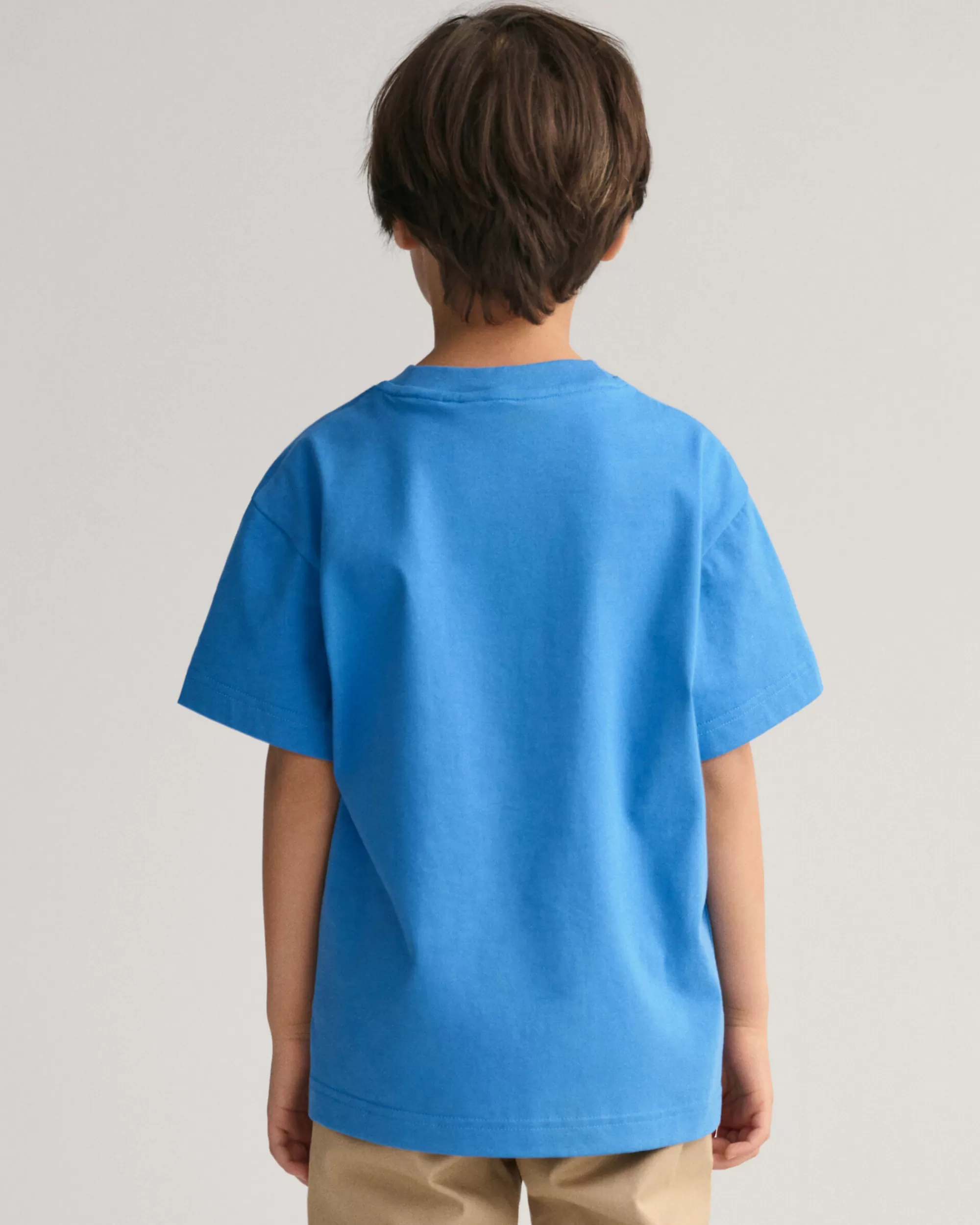 T-Paidat & Pikeet^GANT Boys-Malliston Oversized Fit -Mitoitettu Palm -Printti-T-Paita Day Blue