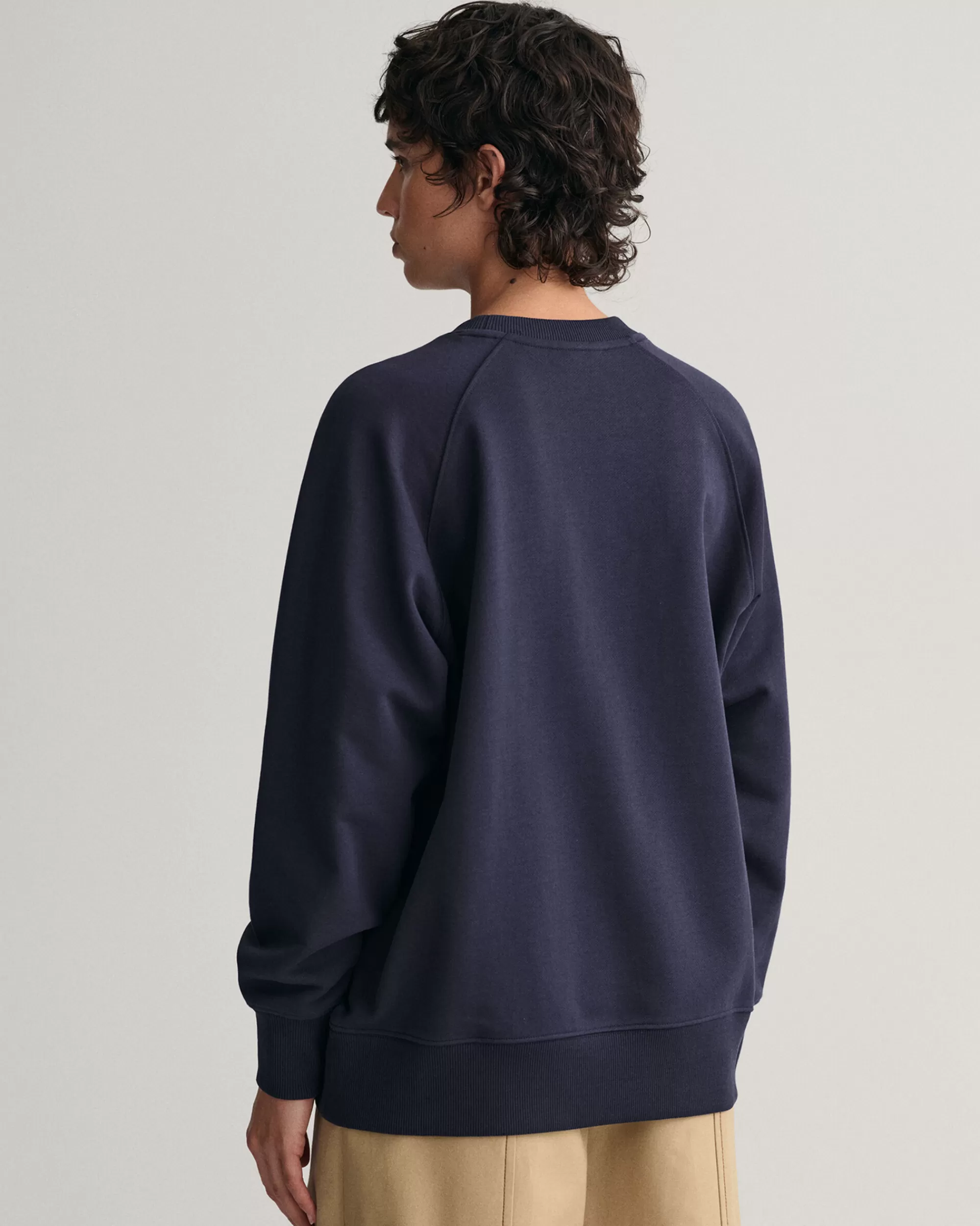 Hupparit & Collegepaidat^GANT Oversized Fit -Mitoitettu Usa -Collegepaita Jossa Pyorea Paantie Evening Blue