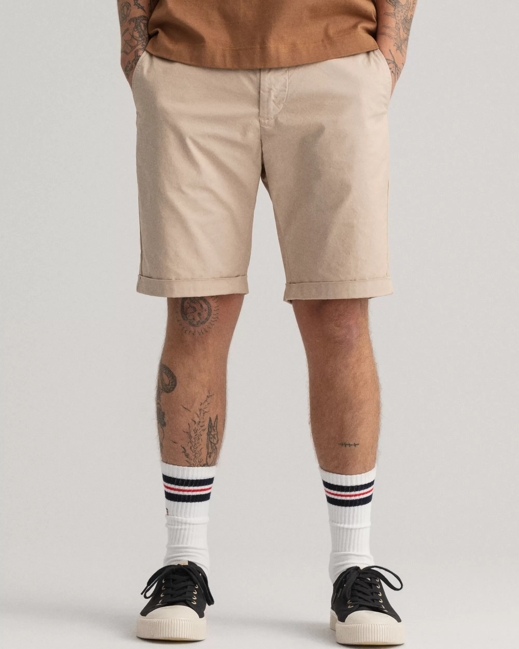 Shortsit^GANT Regular Fit ‑Mitoitetut Allister Sunfaded ‑Shortsit Dry Sand