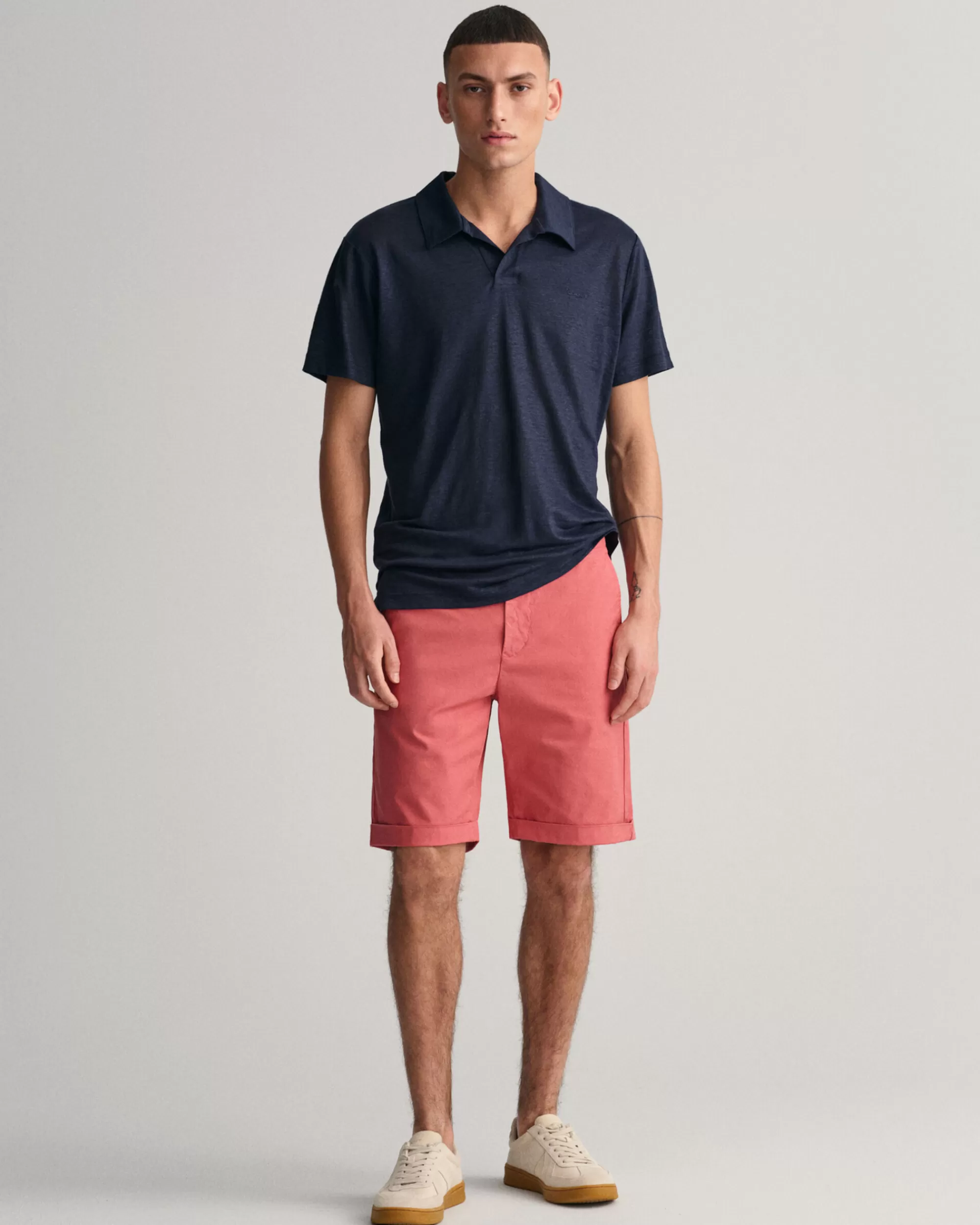Shortsit^GANT Regular Fit ‑Mitoitetut Allister Sunfaded ‑Shortsit Mineral Red