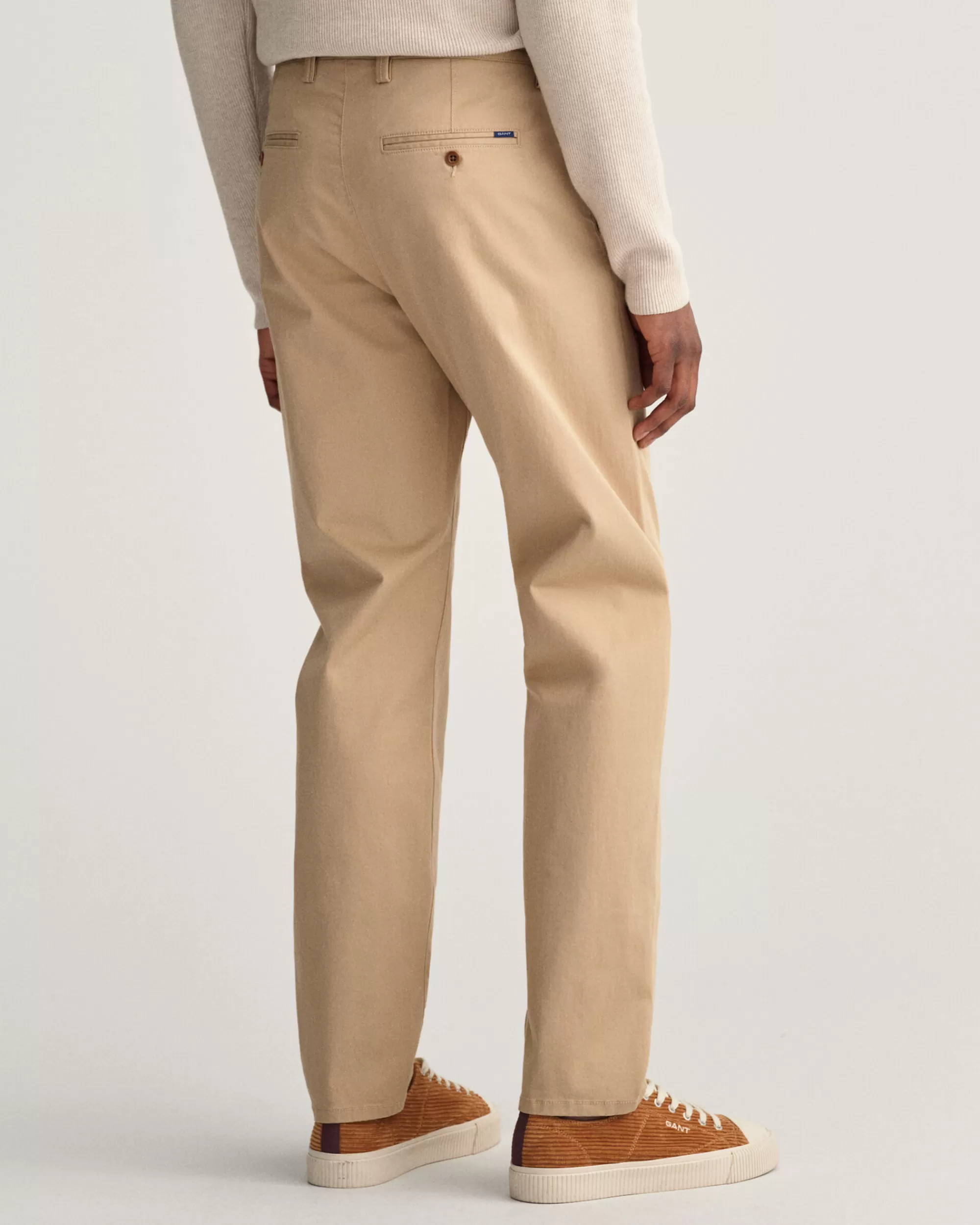 Housut^GANT Regular Fit ‑Mitoitetut Allister-Tvillichinot Dark Khaki