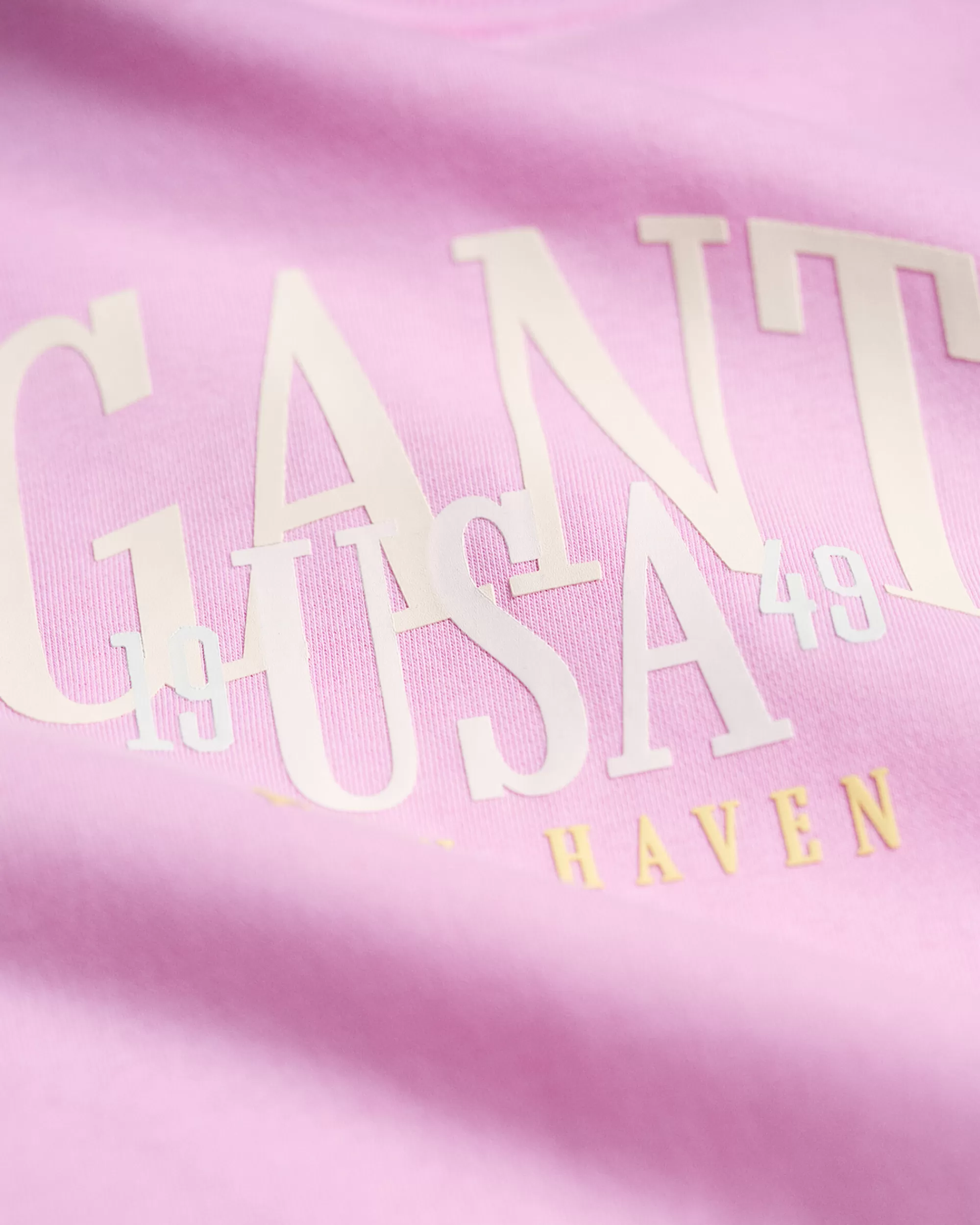 Collegepaidat & Hupparit^GANT Teen Girls -Malliston Oversized Fit -Mitoitettu Usa -Collegepaita Milky Pink